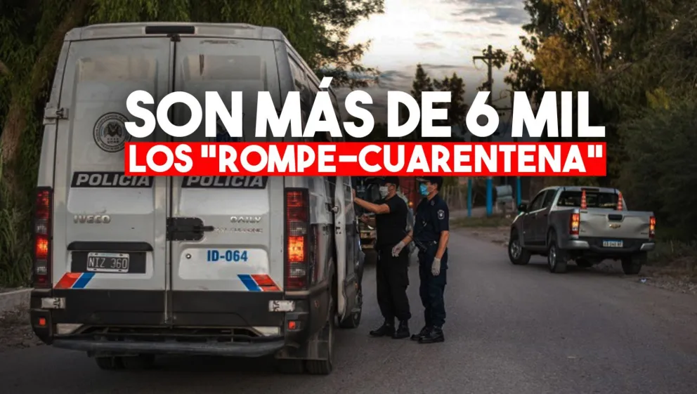 Más de 6 mil personas violaron la cuarentena en San Juan