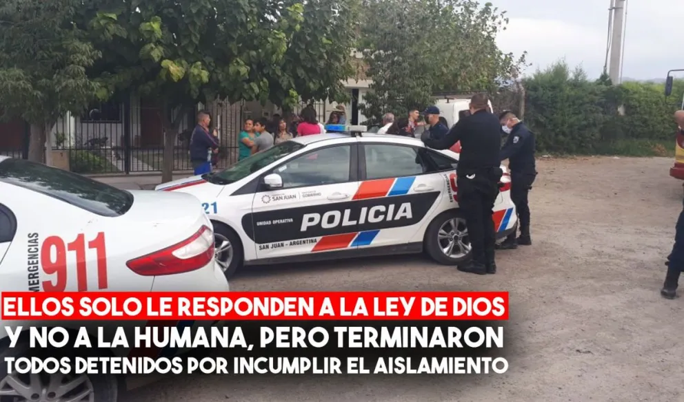 Detienen a más de 20 evangélicos que estaban haciendo una reunión y celebrando