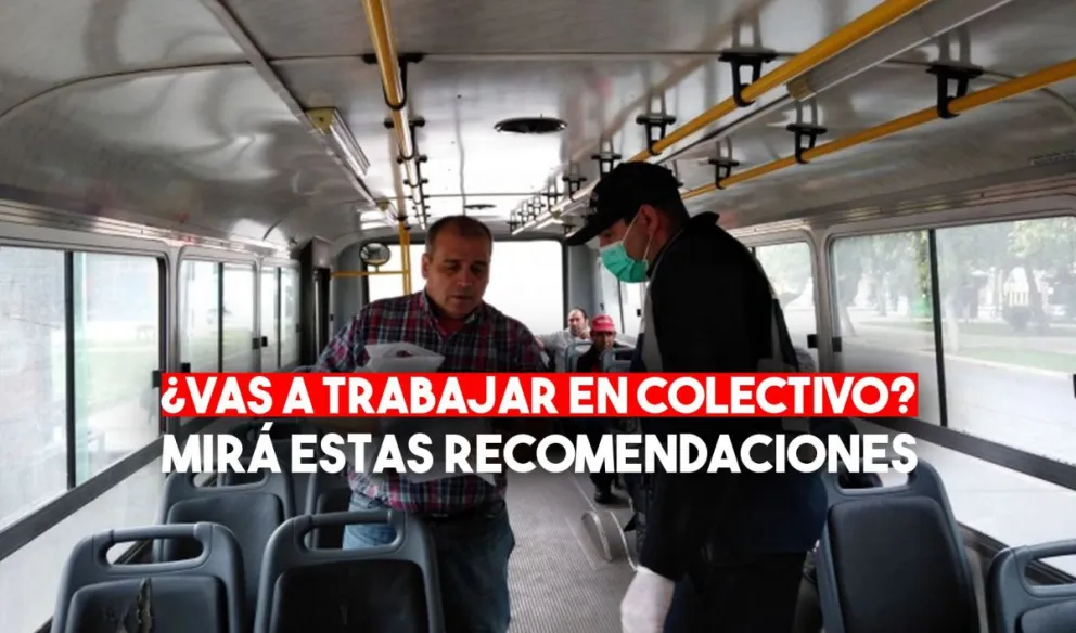 Recomendaciones para exceptuados: cómo debe usarse el transporte público desde mañana