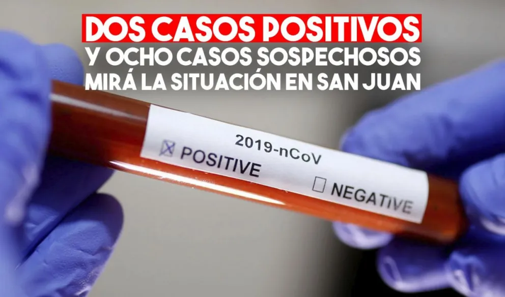 Coronavirus en San Juan: dos casos positivos, ocho sospechosos y más de veinte test negativos