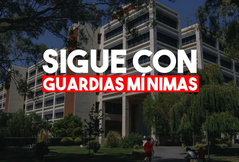 La administración pública continuará con guardias mínimas