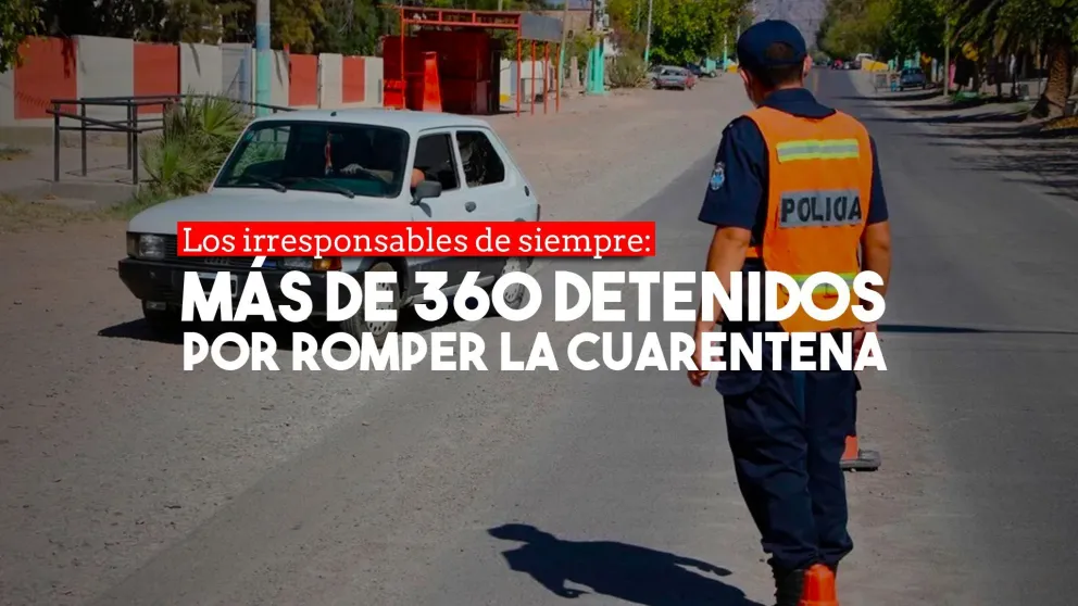 Más de 360 detenidos por violar la cuarentena