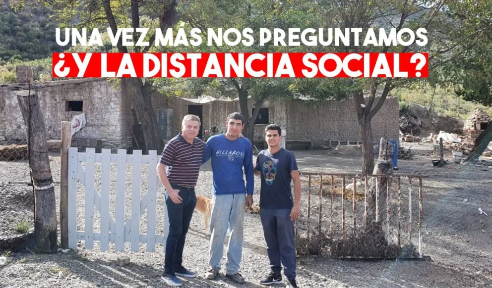 Entregaron alimentos en puestos pero se olvidaron de la distancia social