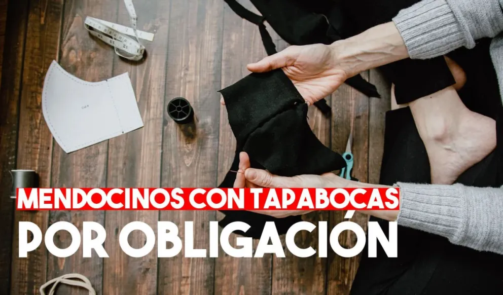 Mendoza decidió que sea obligatorio el uso de tapabocas