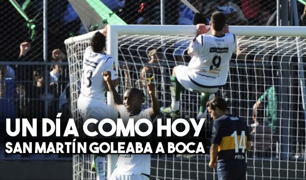 Siete años de una goleada histórica: San Martín goleó a Boca