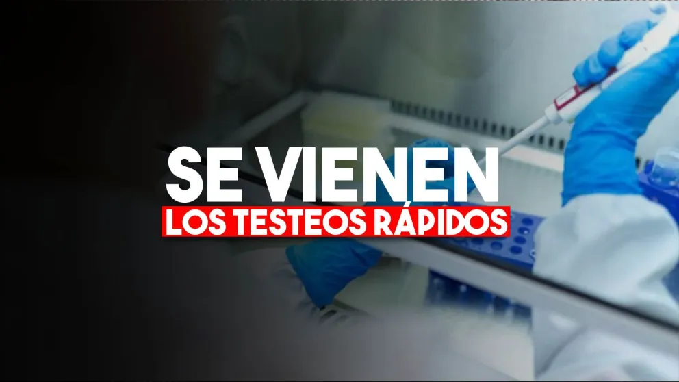 Harán testeos rápidos para analizar la circulación del virus y descubrir casos asintomáticos