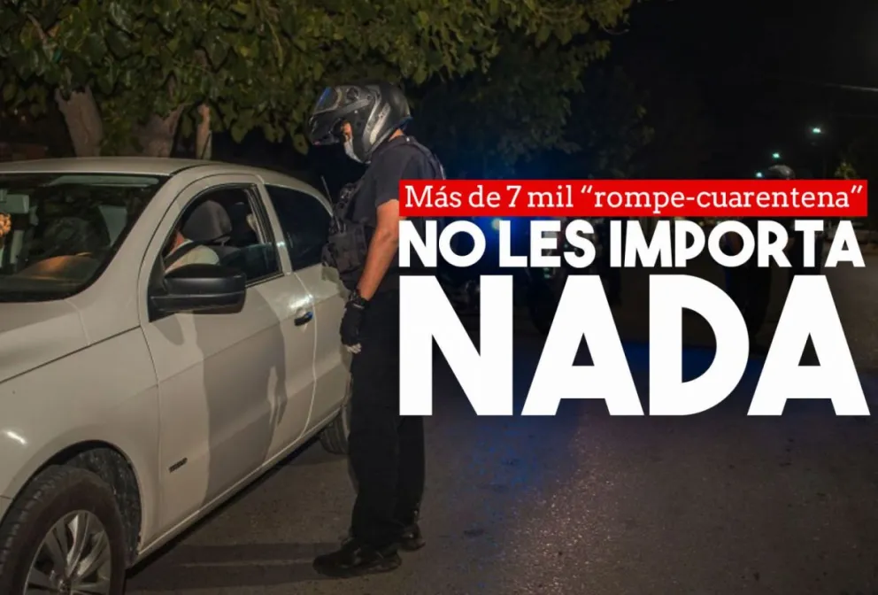 Son más de 7 mil los detenidos por violar la cuarentena
