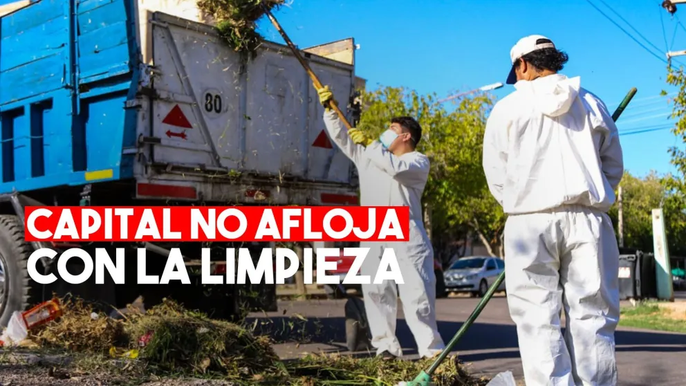 Capital pone segunda con un nuevo operativo de limpieza