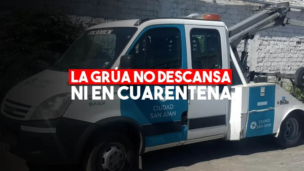 La grúa de Capital vuelve a trabajar