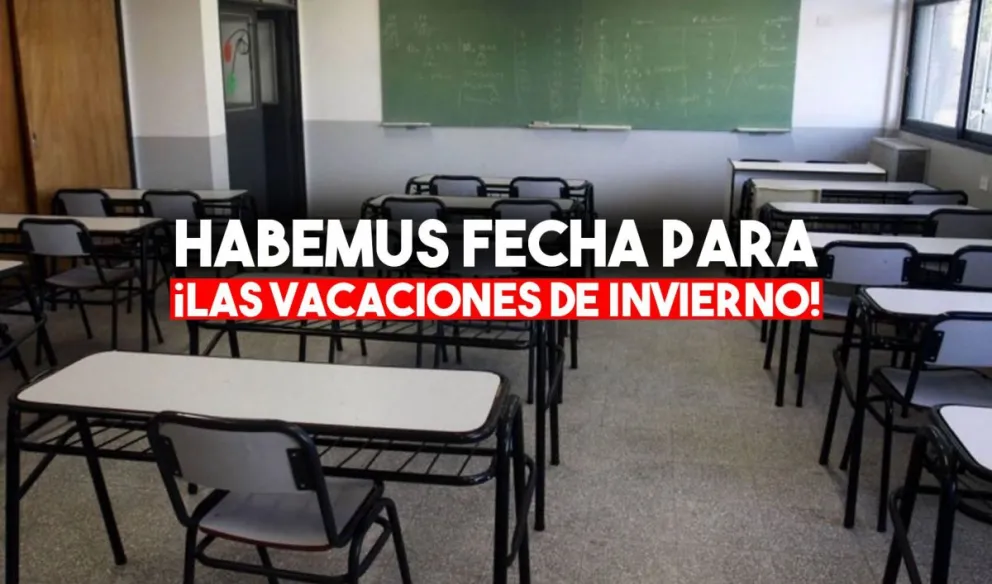 Se definió que habrá receso invernal desde el 13 al 27 de julio