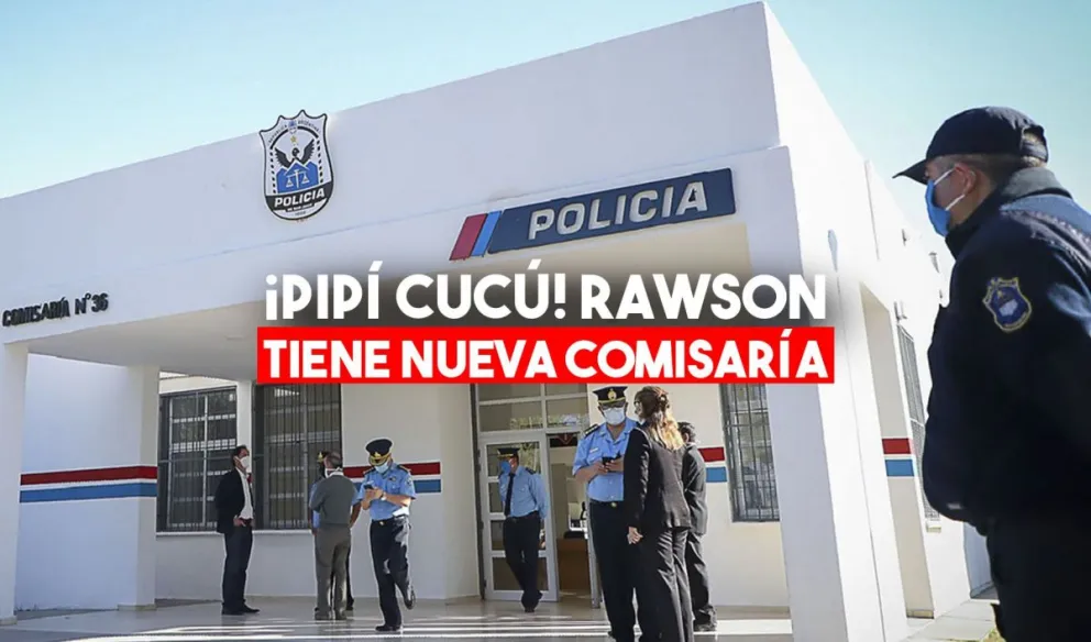 Autoridades recorrieron las instalaciones de la flamante Comisaría N°36 en Rawson
