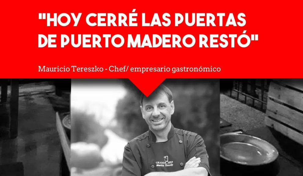 Un chef anunció en redes sociales que cerró su restaurant