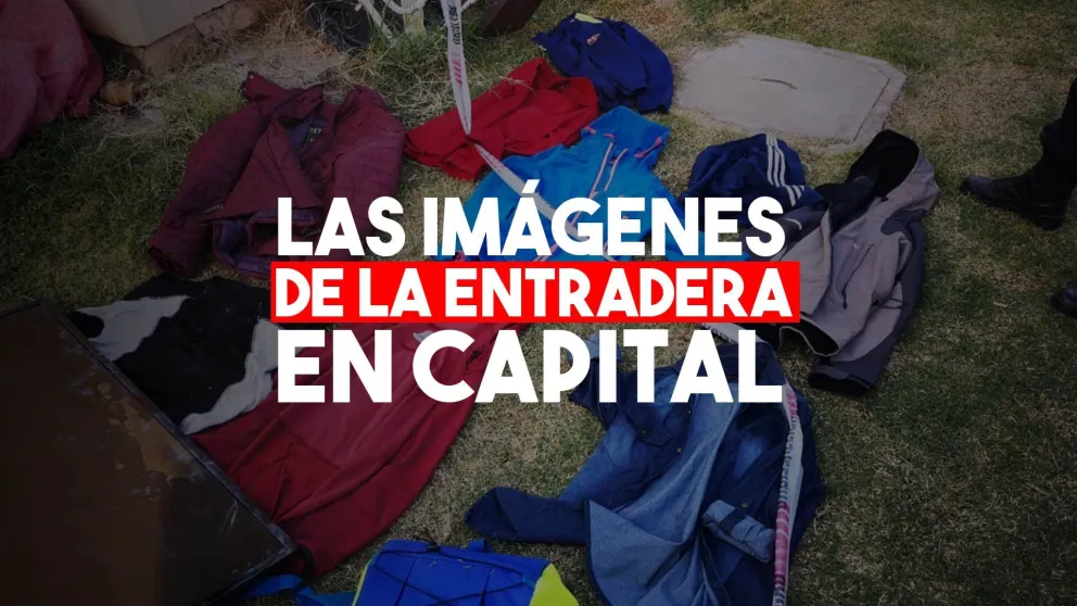 Las imágenes de la violenta entradera en Capital