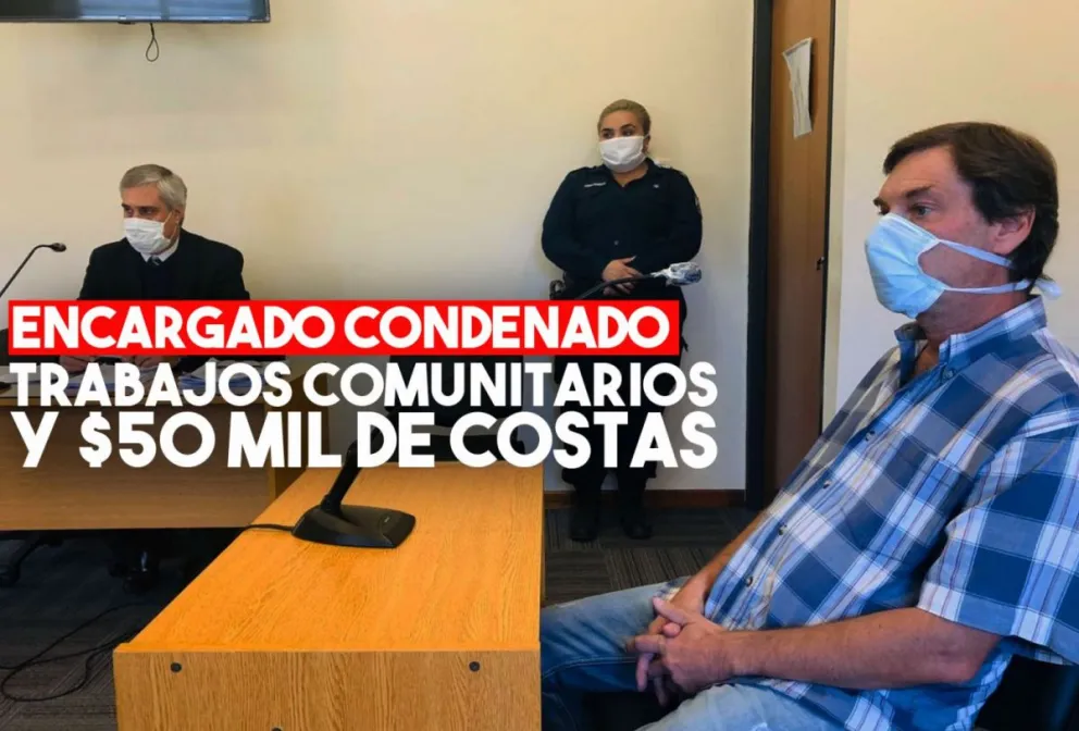 Otro condenado: el encargado de Zoberano deberá pagar $50 mil y realizar tareas comunitarias