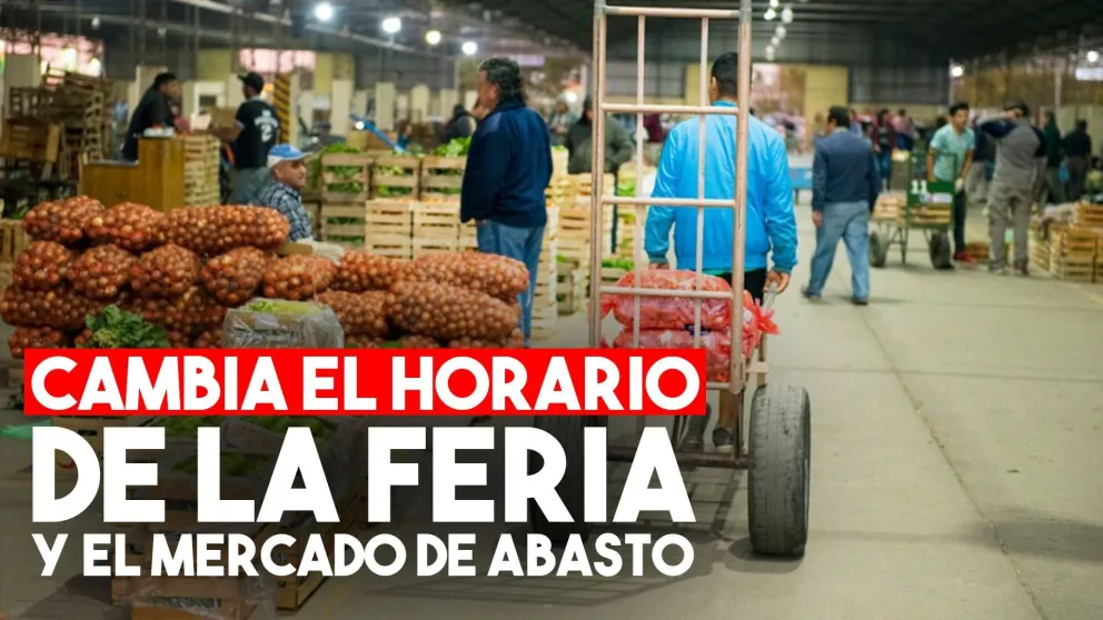 Cambio de horario en la Feria Municipal y el Mercado Concentrador
