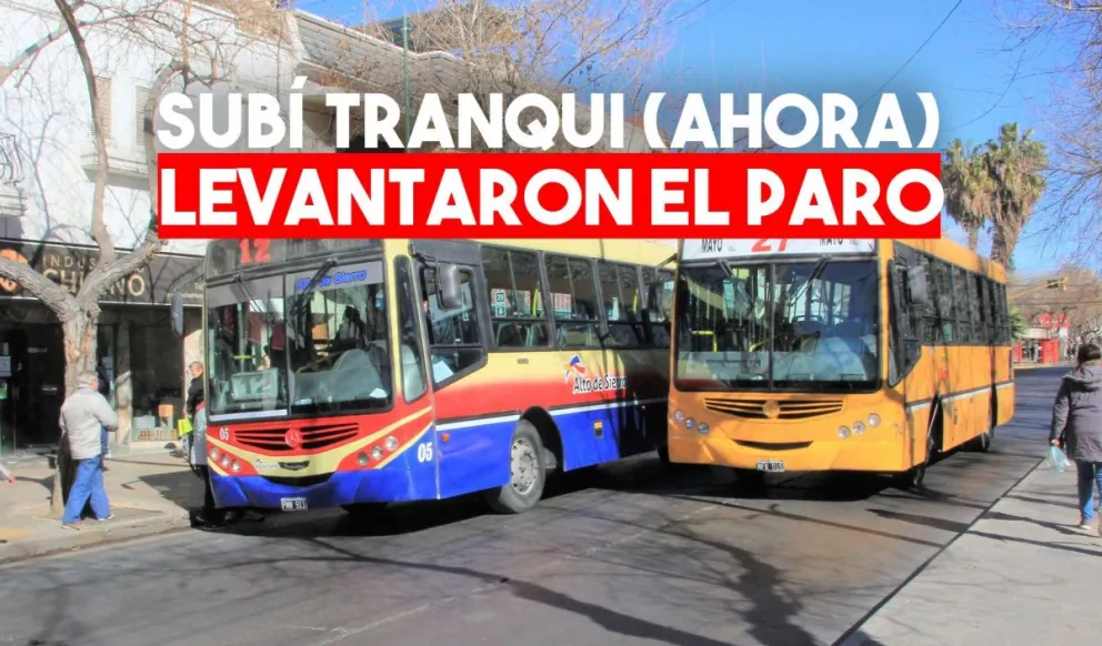 Levantaron el paro de colectivos y el servicio volvió a la normalidad