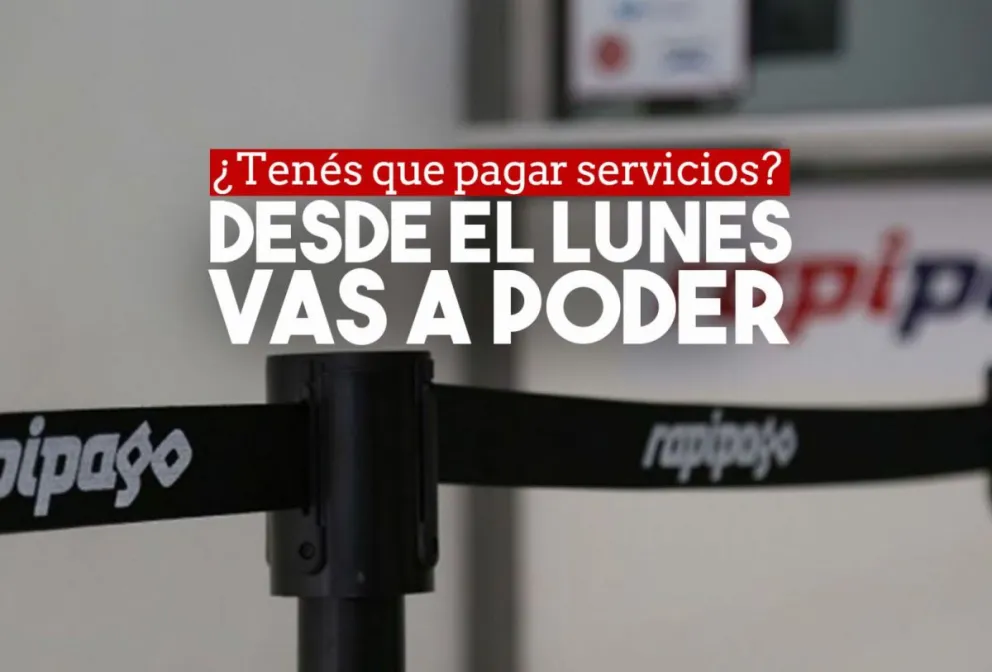 Desde el lunes, los Rapipago y Pago Fácil atenderán al público