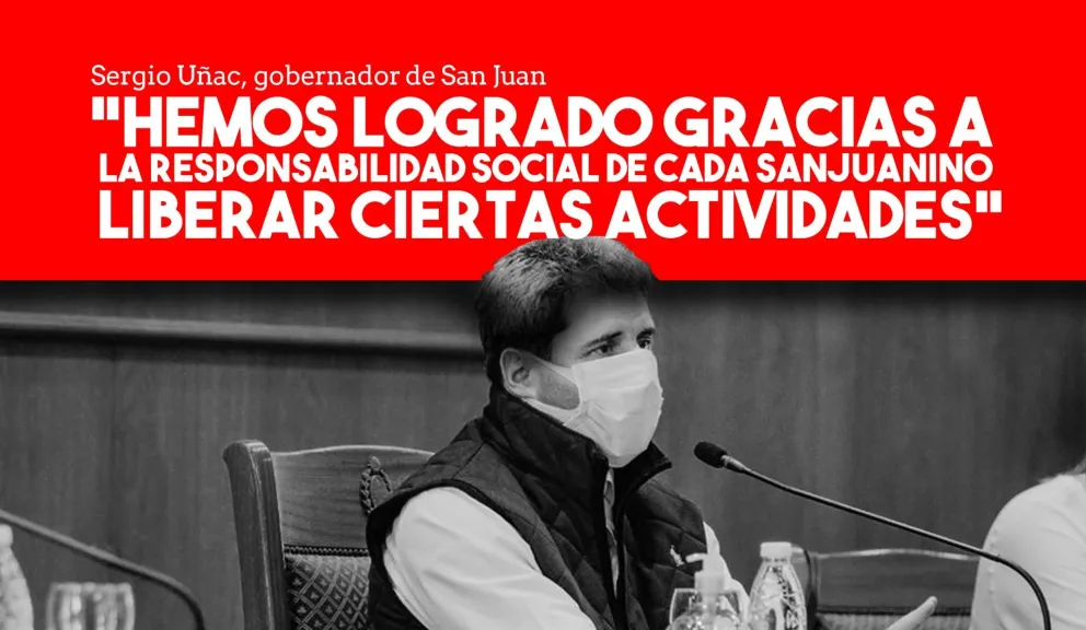 Uñac se reunió con los intendentes y les anunció qué actividades se permitirán desde el lunes