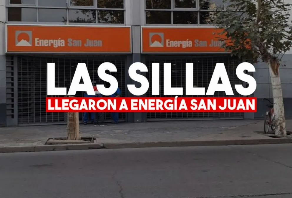 Por indicación del EPRE, Energía San Juan debió poner sillas en la vereda