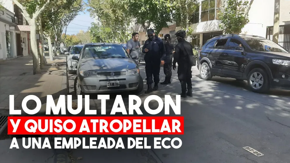 Le hicieron una multa y quiso atropellar a una inspectora de playa del ECO