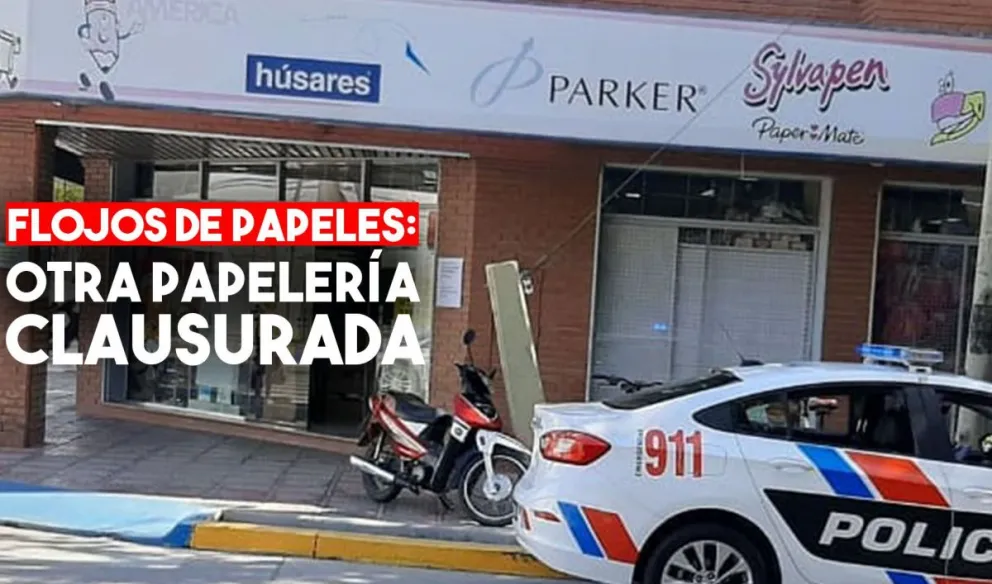 Por falta de documentación fue clausurada la Papelería JL