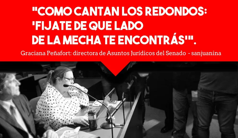 Graciana Peñafort: "Es la Corte Suprema quien tiene que decidir ahora, si los argentinos vamos a escribir la historia con sangre o con razones.