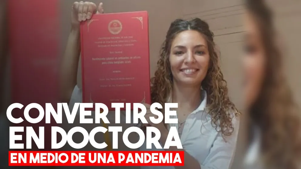 En medio de la cuarentena, rindió su tesis en forma online y se recibió de doctora en Arquitectura
