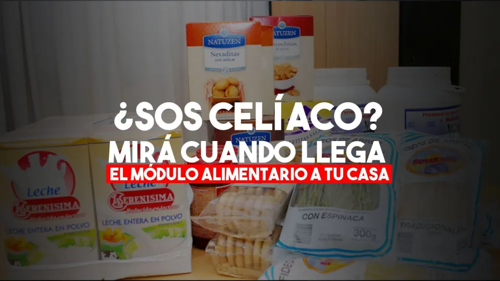 Desde este viernes se entregarán los módulos alimentarios para celíacos