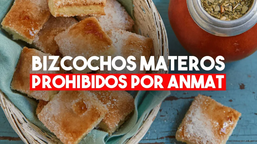 La ANMAT prohibió la venta de unos reconocidos bizcochos materos