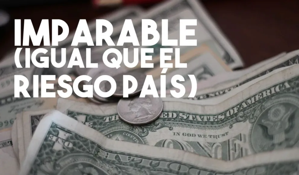Dólar por las nubes, lo mismo que el riesgo país