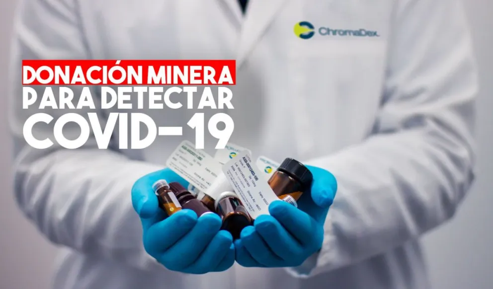 Barrick se sumó a una donación de pruebas para detectar el COVID-19