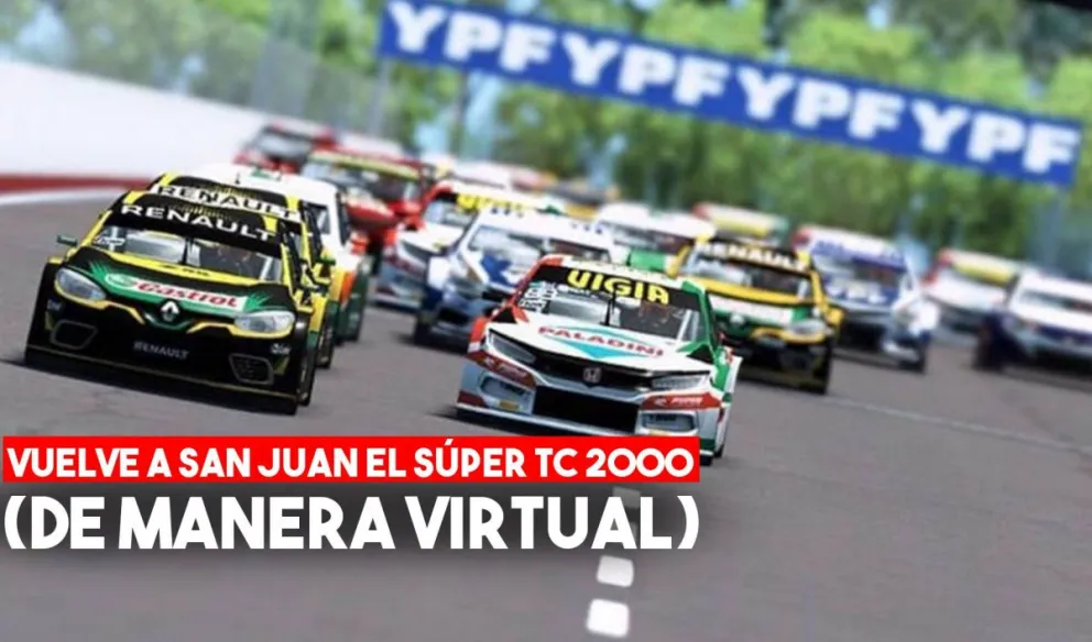 El Súper TC 2000 virtual correrá este domingo en el Zonda