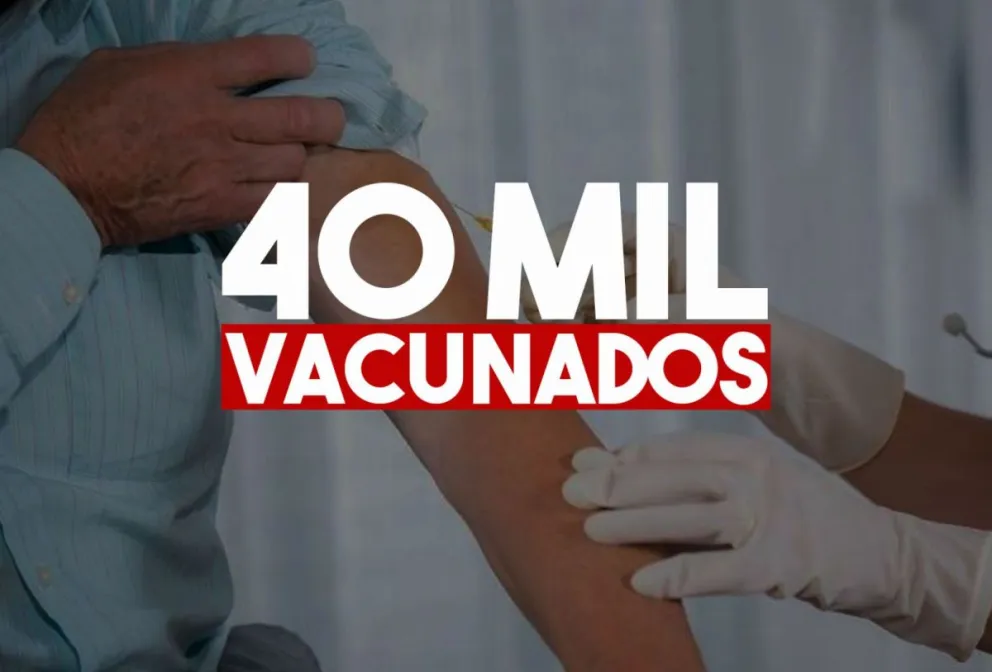 Salud Pública informó que ya se vacunaron 40 mil personas