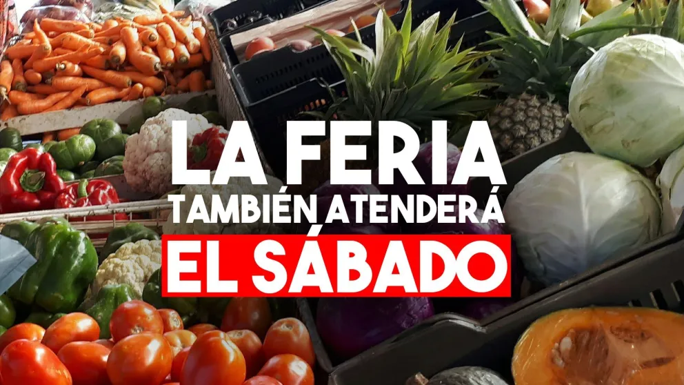 La feria también atenderá los sábados en la tarde