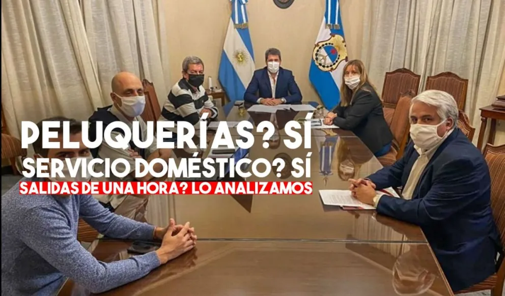 Uñac habilitó nuevas excepciones tras la ampliación de la cuarentena: vuelven peluqueros y el servicio doméstico