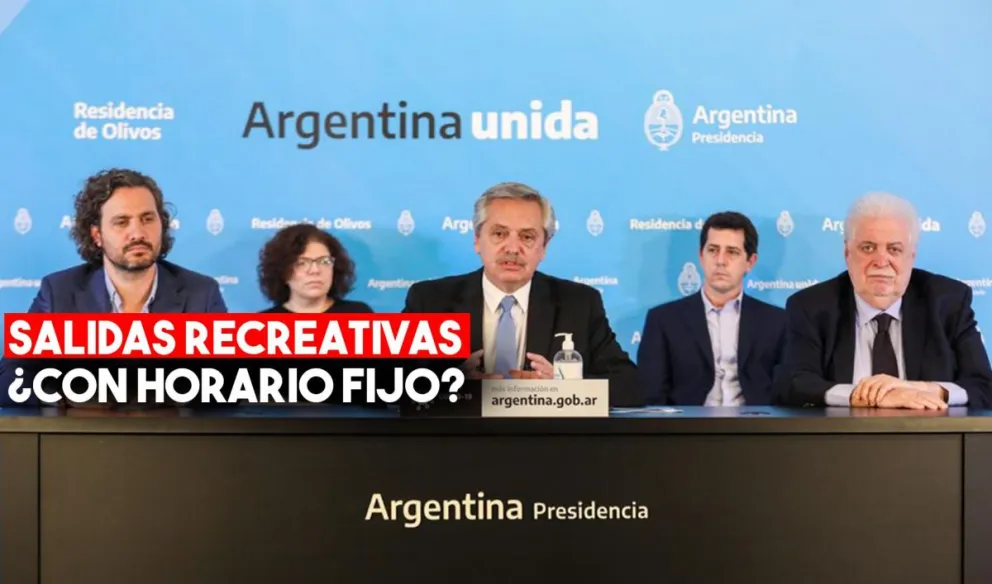 El DNU que permitirá las salidas recreativas establecerá un horario fijo