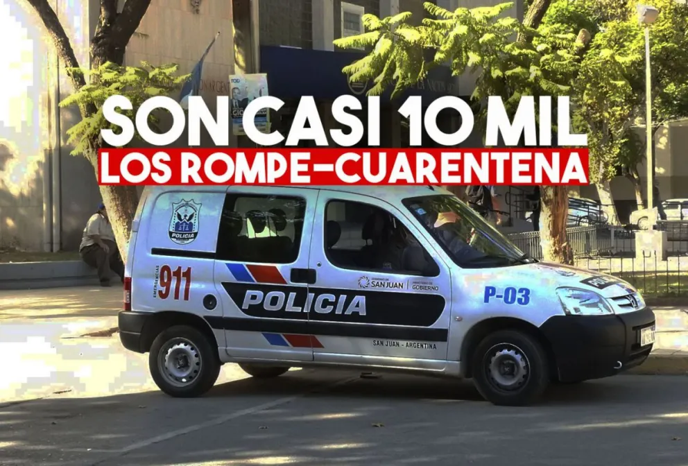Casi 10 mil personas fueron aprehendidas por romper la cuarentena