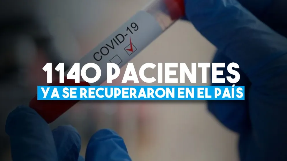 Hay 1140 pacientes recuperados en Argentina