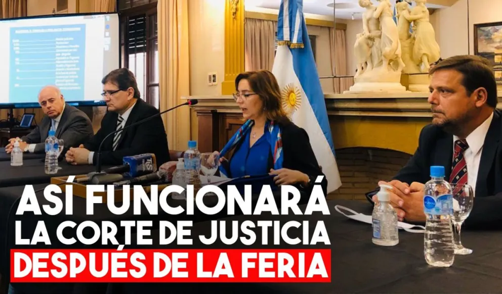 Así funcionará el Poder Judicial después del 30 de abril