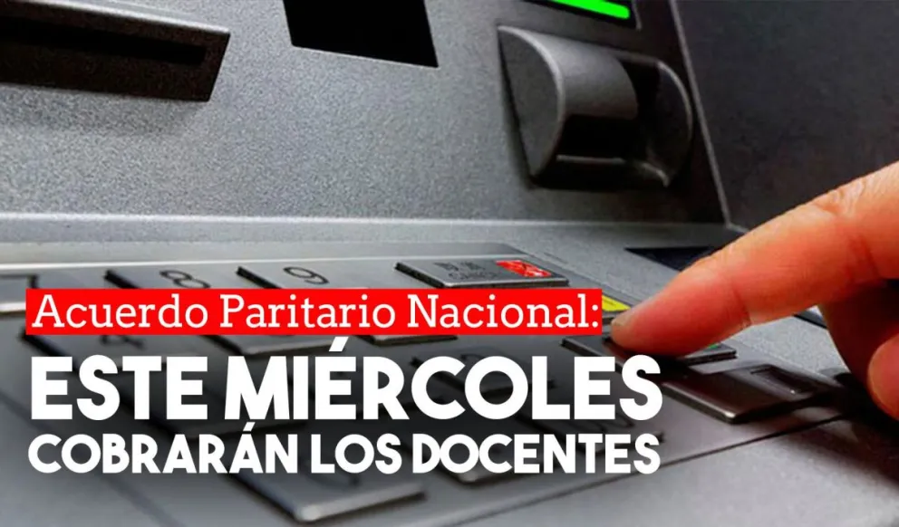 Acreditan cuota de marzo de acuerdo paritario nacional docente
