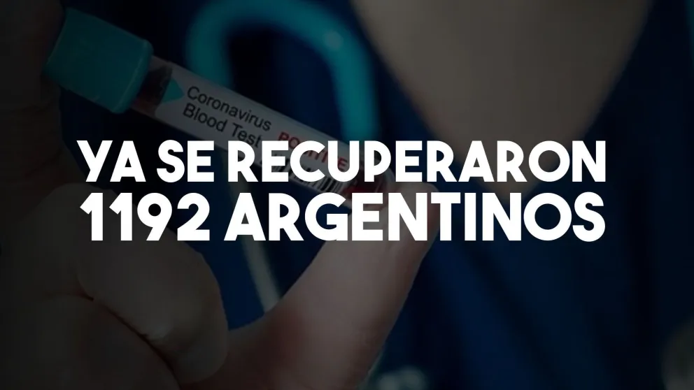 Se recuperaron 1192 pacientes que estaban infectados