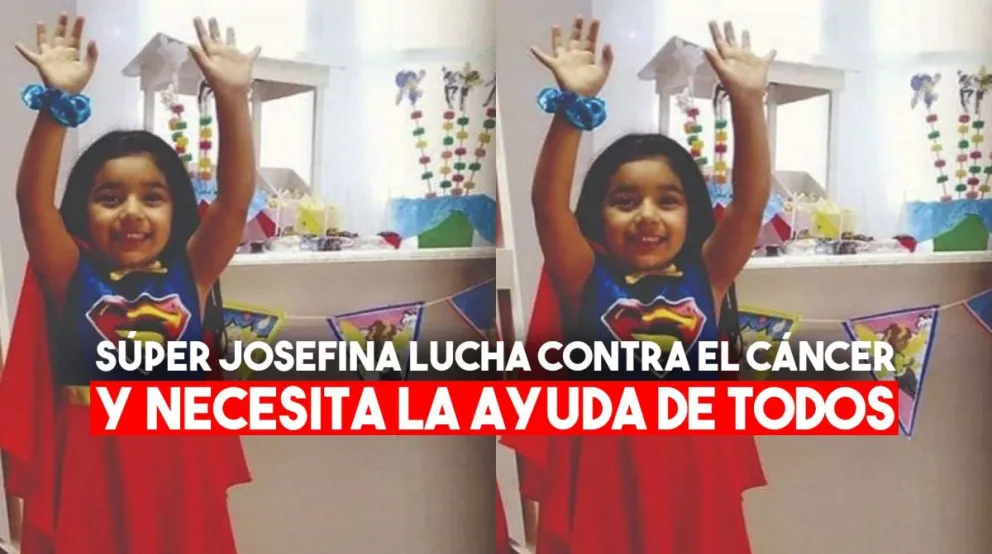 Josefina, la pequeña sanjuanina, que lucha contra el cáncer