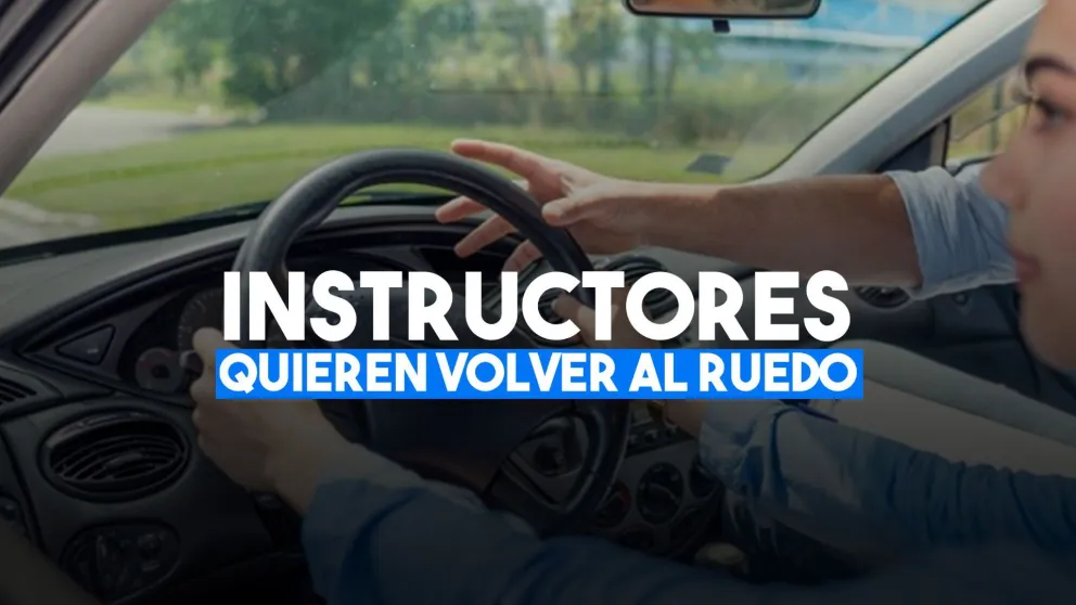 Instructores de manejo piden volver a trabajar con un protocolo