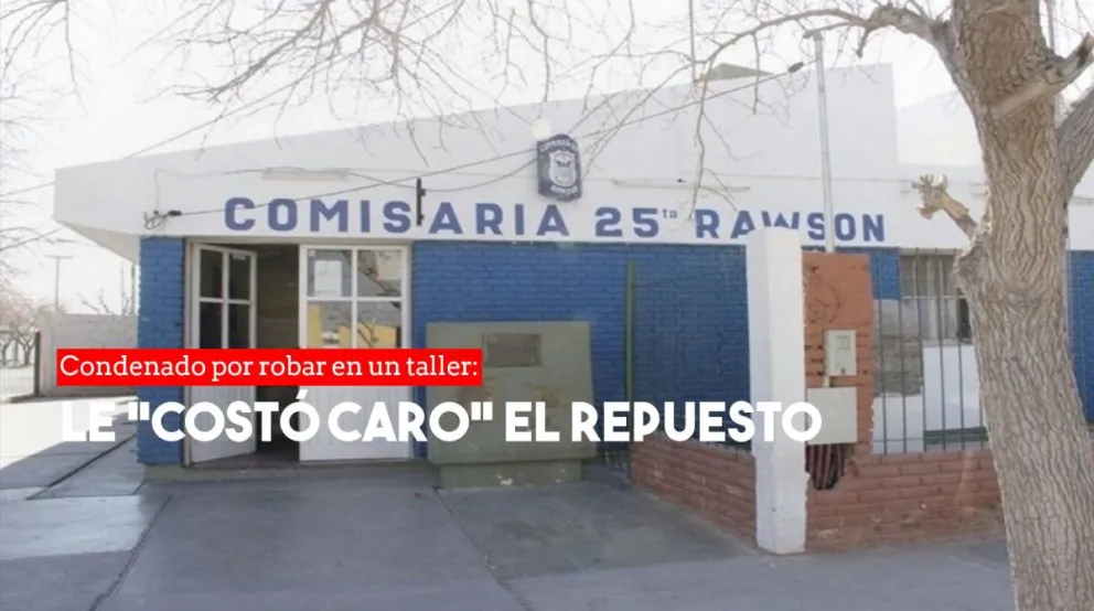 Condenado a un año y dos meses de prisión por robar un repuesto