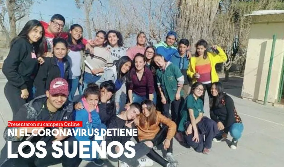Presentaron su campera de fin de cursado de forma Online
