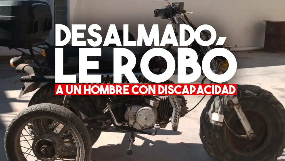Le robaron su moto adaptada a un hombre con discapacidad