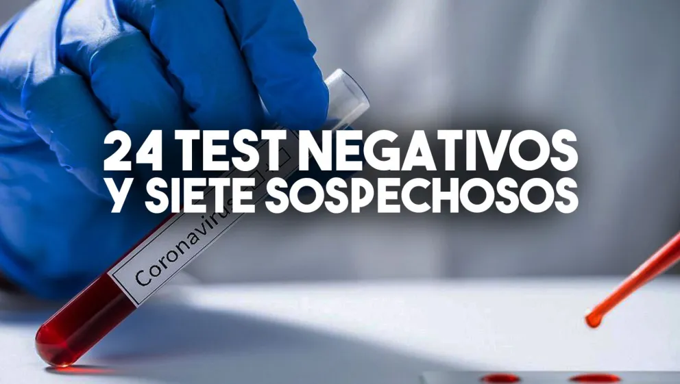 Realizaron 24 test de coronavirus este domingo y dieron negativo