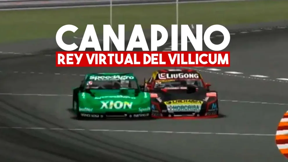Canapino se quedó con la competencia virtual del TC en el Villicum