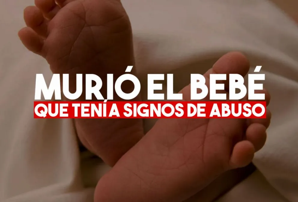 Murió el bebé que presentaba signos de abuso sexual