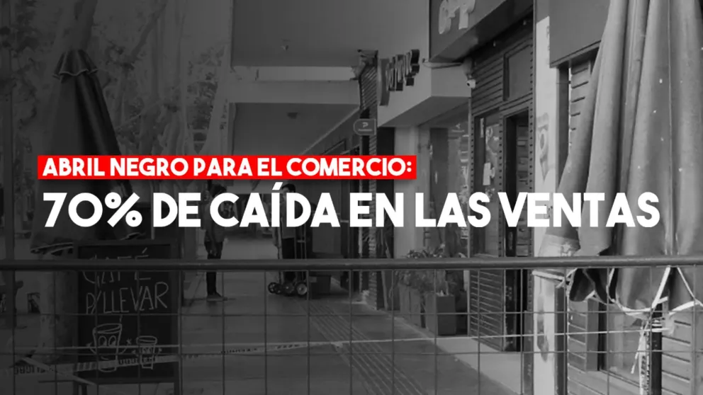 Las ventas de abril cayeron abruptamente en el comercio sanjuanino